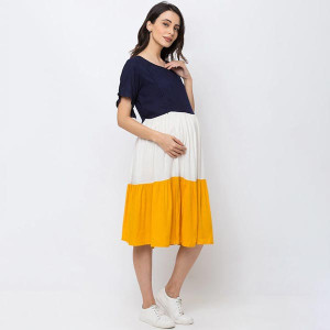 Navy Blue Maternity Nursing (Multicolor)