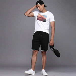 Men Black Shorts
